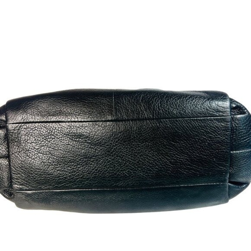 Coach Madison Black Leather Double Zip Satchel Cross Body Bag‎ Purse 2014 - Picture 3 of 12